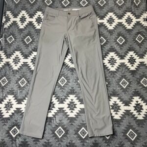Johnnie-O Prep-Formance Pants Quarry Grey Golf Trousers 30x30 JMPA1450 Mens